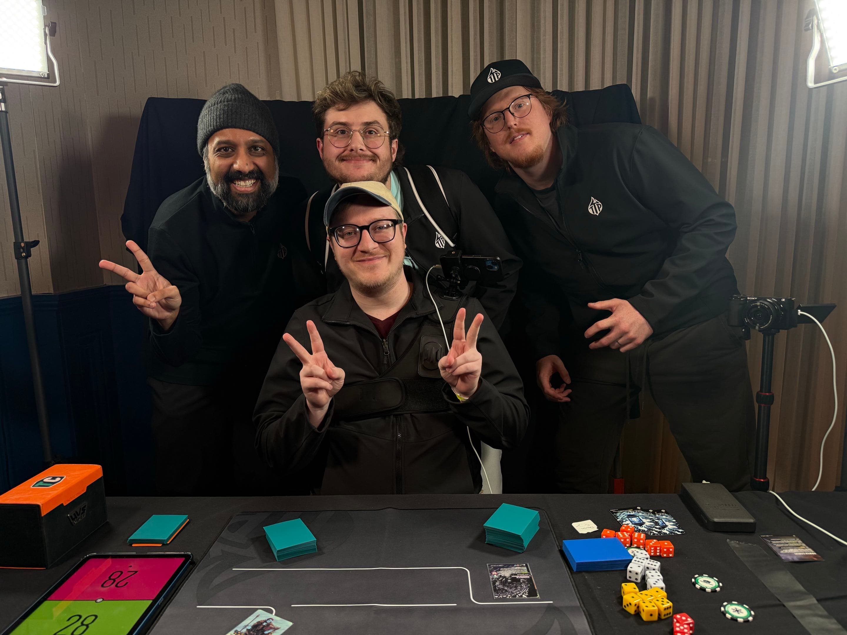 Players gathered for a tournament